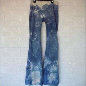 Tie Dye Free People Flare Jeans sz 27 R